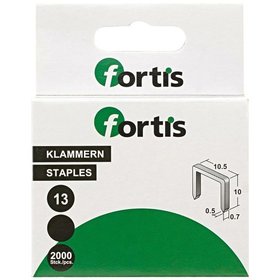 FORTIS Heftklammer 12mm, 2000 Stück