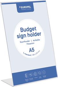 Europel folderhouder Budget, met L-voet, ft A5