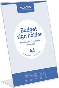 Europel folderhouder Budget, met L-voet, ft A4