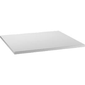 Tischplatte, 800 x 800 mm, lichtgrau