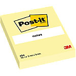 Post-It Zelfklevende memoblaadjes 656-CY 51 x 76 mm 100 Vellen per blok Geel Pak van 12