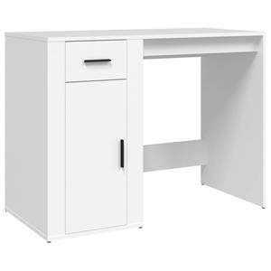 vidaXL Schreibtisch »Schreibtisch Weiß 100x49x75 cm Holzwerkstoff Home Office Arbeitsplatz«