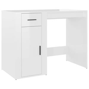 vidaXL Schreibtisch »Schreibtisch Hochglanz-Weiß 100x49x75 cm Holzwerkstoff Home Office Arbeitsplatz«