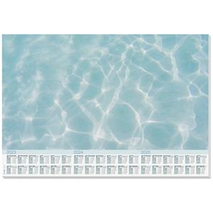 Sigel Cool Pool HO306 Bureau onderlegger 3-jaarskalender Wit, Bont (b x h) 59.5 cm x 41 cm