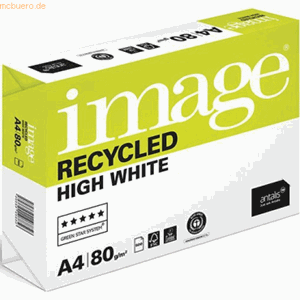 Image 5 x  Kopierpapier  Recycled High White 80g/qm A4 VE=500 Blat