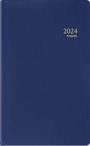 Brepols agenda Breform Seta 6-talig, blauw, 2024