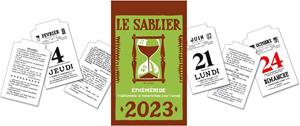 Dagblokkalender Le Sablier 2024, display van 30 stuks