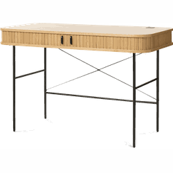 Olivine Lenn houten bureau naturel - 120 x 60 cm