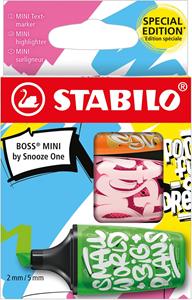 10 x Stabilo Textmarker Boss Mini by Snooze One VE=3 Stück