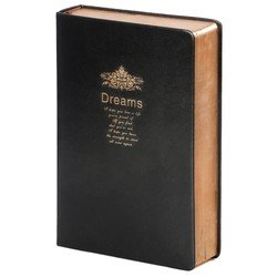 Kalpa Notitieboek  Poem 214x145x40mm blanco zwart