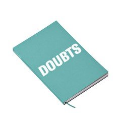 Octàgon Notitieboek  DOUBTS A5 135x200mm dots blauw