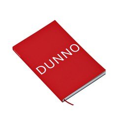 Octàgon Notitieboek  DUNNO A5 135x200mm dots rood