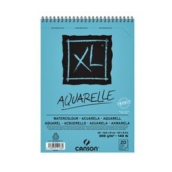 Canson Aquarelblok  XL Aquarelle A5 20V 300gr spiraal | 5 stuks