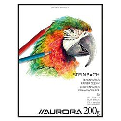 Aurora Tekenblok  27x36cm 20v 200gr Steinbach papier | 5 stuks