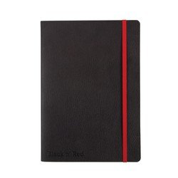 Oxford Notitieboek  Black n' Red A5 business journal 72vel lijn | 5 stuks