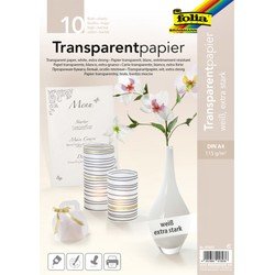 Folia Paper Transparant papier Folia A4 115gr wit