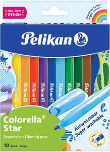 10 Pelikan Colorella Star C302 Filzstifte farbsortiert