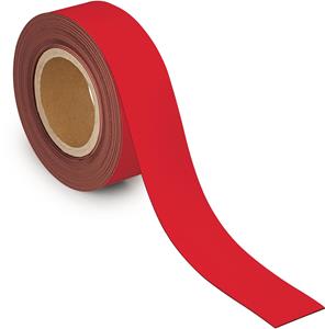 MAUL magnetisch etiketband beschrijf- en wisbaar, 10mtx50mm, rood