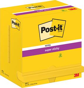 Post-it Super Sticky Notes Haftnotizen, 127 x 76 mm, gelb