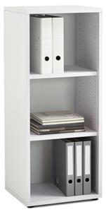 FD Furniture Boekenkast Calvia Small van 111 cm hoog - wit