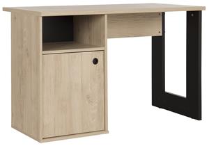 Gamillo Furniture Bureau Duplex 120 cm breed in naturel kastanje met zwart