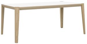Gamillo Furniture Bureau tafel Absolu 180 cm breed in wit met eiken