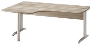 Gamillo Furniture Bureau Jazz plus Links 180 cm breed in grijs eiken