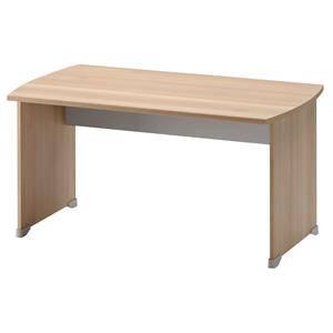 Gamillo Furniture Bureau Jazz 140 cm breed in beuken met licht grijs