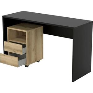 Helvetia Büro-Set "Agapi", (Set, 2 St.), bestehend aus Schreibtisch und Rollcontainer im modernen Design
