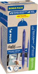 PILOT Tintenroller FRIXION BALL CLICKER 07, BONUS PACK