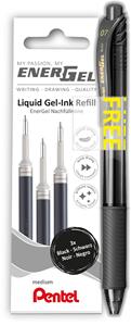 Pentel Liquid Gel-Tintenroller-Mine LR7, PROMO-Pack, schwarz