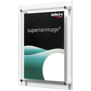 Deflecto Superior Image 691290 Wand-Prospekthalter DIN A4 1 St. (B x H x T) 257 x 320 x 25mm