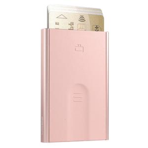 Ogon Designs slider - aluminium creditcardhouder - licht roze