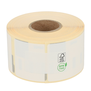 Seiko 12x  SLP-2RLE compatible labels, 89mm x 36mm, 260 etiketten, blanco, verwijderbaar