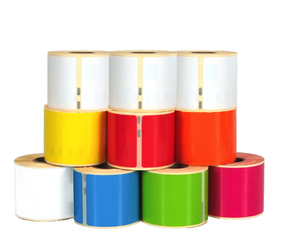 Seiko SLP-SRL regenboogpakket 6 kleuren + 4 witte rollen