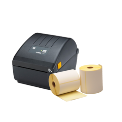 Zebra SendCloud starterspakket:  ZD220D printer + 12 rollen  compatible labels 102mm x 150mm