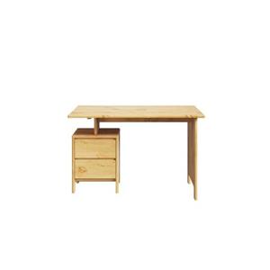 Home affaire Schreibtisch "Luven, Computertisch,", zertifiziertes Massivholz, mit 2 Schubkasten, Breite 120 cm
