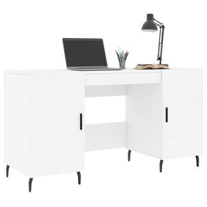 bonnevie Computertisch,Schreibtisch Weiß 140x50x75 cm Holzwerkstoff vidaXL