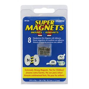 Blanko Magneet (Ø x h) 12 mm x 1.5 mm rond RVS 8 stuk(s) 207078