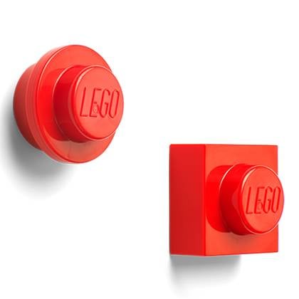LEGO Magneten set van 2, Rood - 