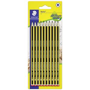 Staedtler Noris HB 120-2BK10D Potloodset Hardheid: HB 10 stuk(s)