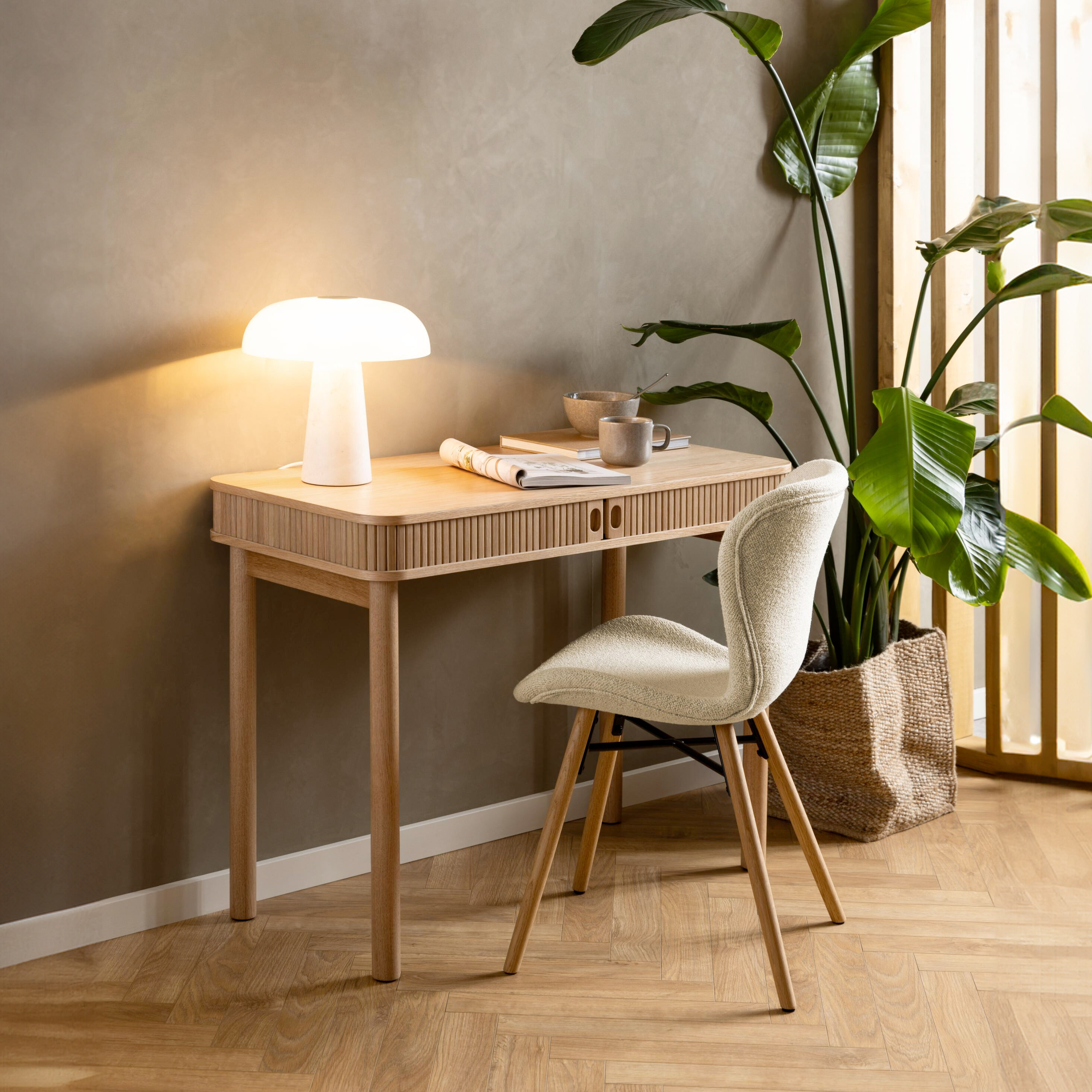 Bendt Bureau Alandria Eiken, 100 x 50cm - Naturel