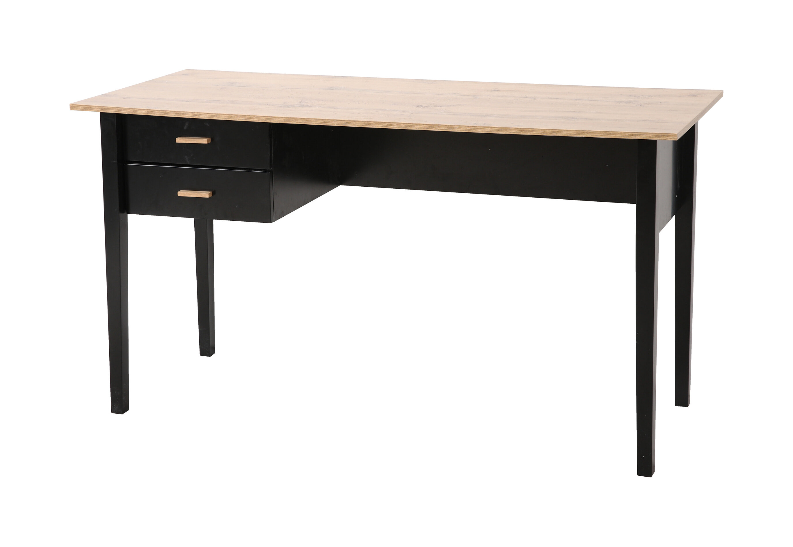 Artistiq Living Artistiq Bureau Justen 140 x 60cm, met 2 laden - Zwart