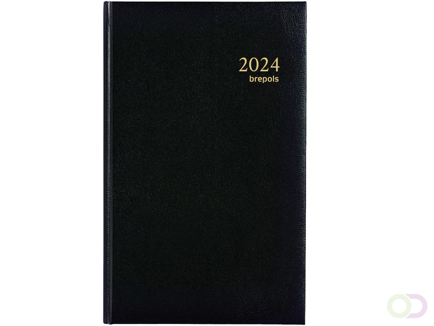 Agenda 2025 Brepols Brefix Lima 1dag/1pagina zwart