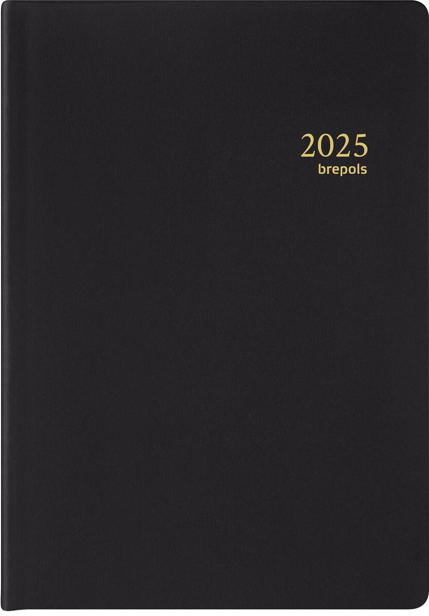 Brepols agenda Armada Seta 4-talig, zwart, 2026