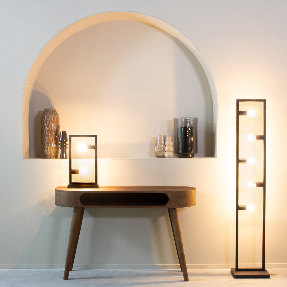 Het Steigerhouthuis LABEL51 Bureau Bella - Espresso - Mangohout - 120 cm