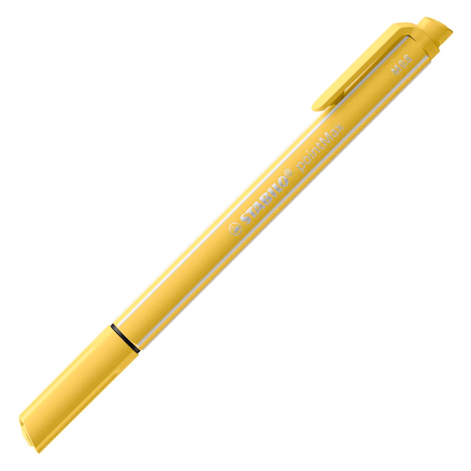Stabilo pointMax - Hardtip Fineliners 0.8 mm - 8 pastel kleuren