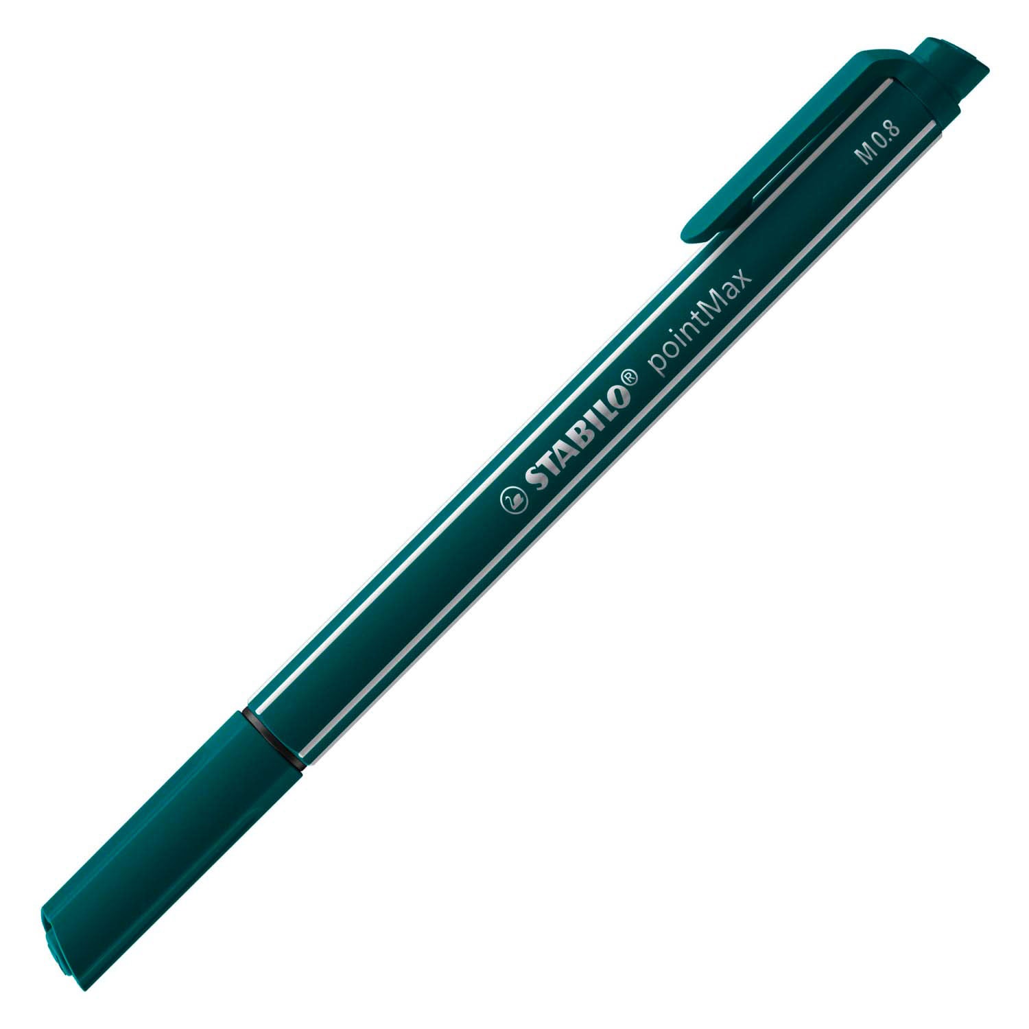 Stabilo pointMax - Hardtip Fineliners 0.8 mm - 18 kleuren