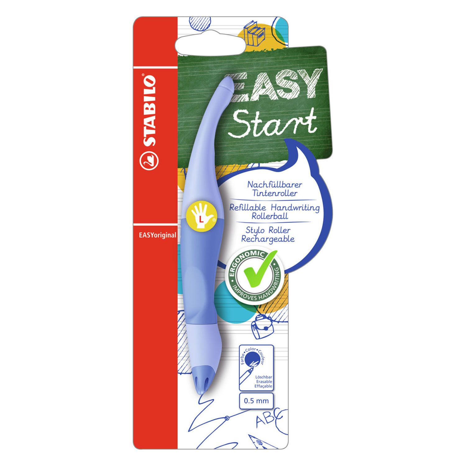 Stabilo De Ergonomische Rollerball Met Vulpen Inkt Om Mee Te (leren) Schrijven Op