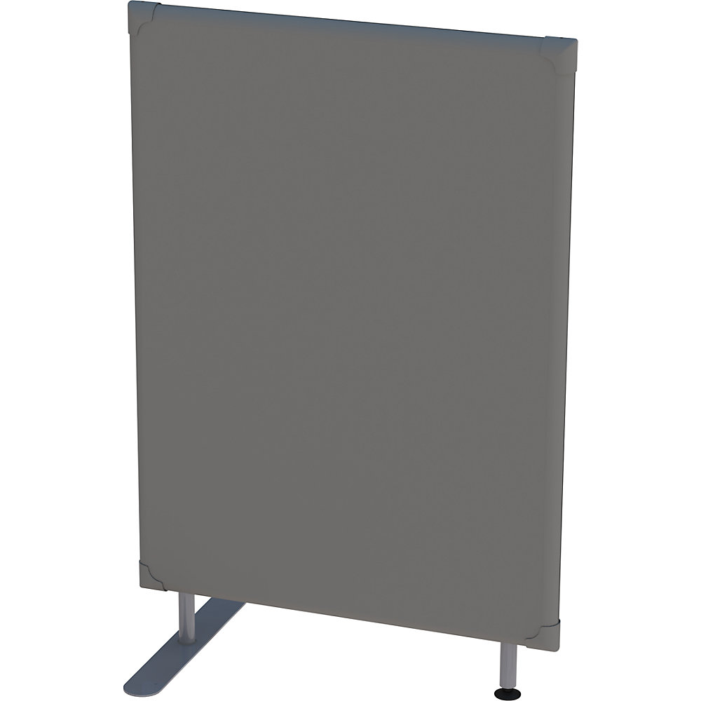 Eurokraft pro Geluiddempende scheidingswand, wandpaneel, h x b = 1200 x 800 mm, grijs